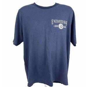 Belton Vintage 90s T-shirt Enchanted Seas Logo Mens XL Single Stitch Surfer Wear